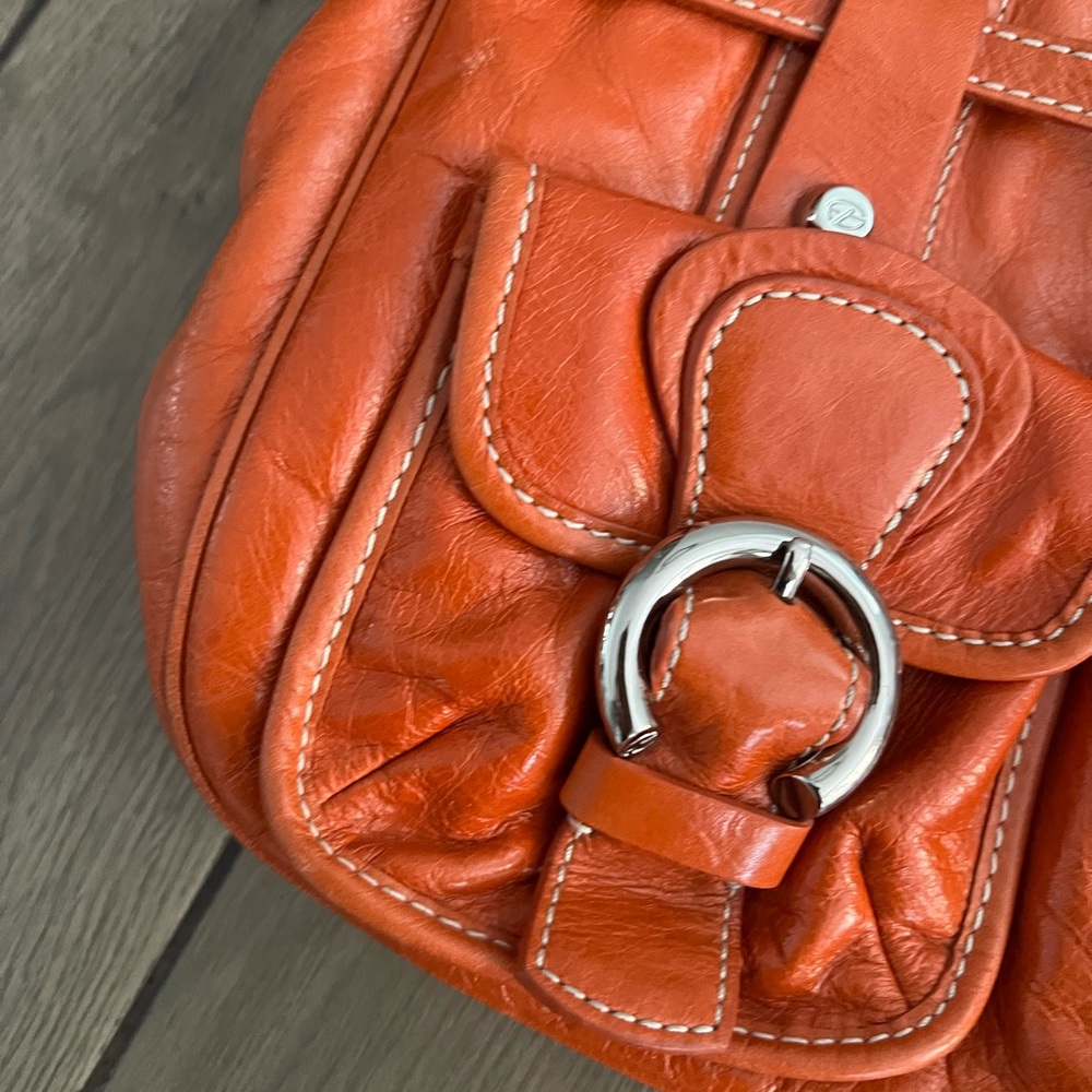 Francesco Biasia Leather Shoulder Bag - Picture 3 of 6